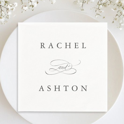 Einfache Elegant Wedding Napkins Serviette