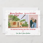 Einfache Elegant Wir haben uns für Weihnachten Fot Ankündigung (Vorderseite)