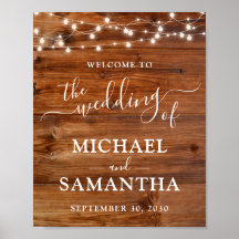 Einfache Elegant Wood Rustic Wedding