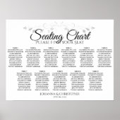 Einfache elegante 11 Tafelübersicht Poster (Vorne)