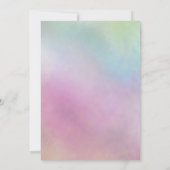 Einfache, elegante 16 . Geburtstag Einladung (Rückseite)