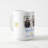 Einfache Elegante Abschluss Gold Cap Danke Script Kaffeetasse (Vorderseite Links)