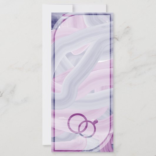 Einfache, elegante Akrylgemälde (Rückseite)