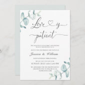 Einfache Elegante Ändern der Datumsfarbe Einladung (Vorne/Hinten)