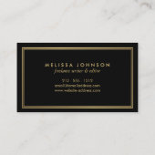 Einfache Elegante Art Deco Rodelbahn mit Aussicht Visitenkarte (Rückseite)