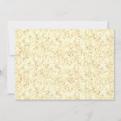 Einfache Elegante Ästhetische Glitzer meine Brautj Einladung (Rückseite)