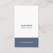 Einfache elegante Bauindustrie Visitenkarte (Vorderseite)