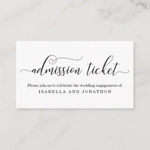 Einfache elegante begleitkarte