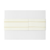 Einfache, elegante, benutzerdefinierbare Textform Einladungsbanderole (Rückseitenbeispiel)