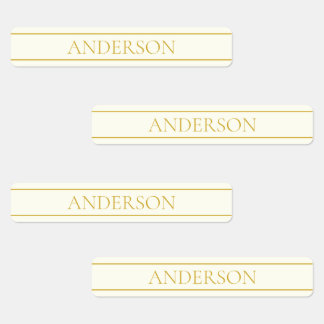 Einfache, elegante, benutzerdefinierbare Textform  Etiketten