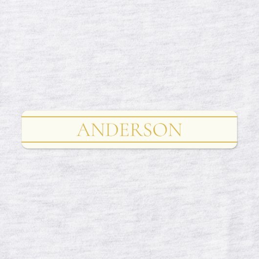 Einfache, elegante, benutzerdefinierbare Textform  Etiketten (Design 1)