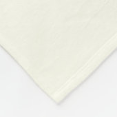 Einfache, elegante, benutzerdefinierbare Textform  Fleecedecke (Ecke)