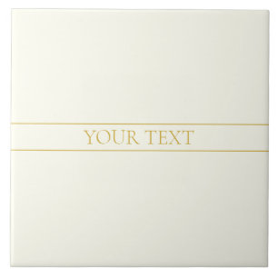 Einfache, elegante, benutzerdefinierbare Textform  Fliese