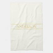 Einfache, elegante, benutzerdefinierbare Textform Geschirrtuch (Vertikal)