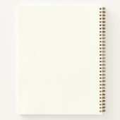 Einfache, elegante, benutzerdefinierbare Textform  Notizblock (Rückseite)