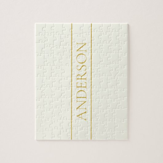 Einfache, elegante, benutzerdefinierbare Textform  Puzzle (Vertikal)