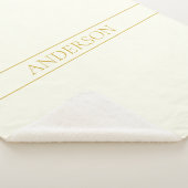 Einfache, elegante, benutzerdefinierbare Textform  Sherpadecke (3/4)