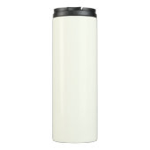 Einfache, elegante, benutzerdefinierbare Textform Thermosbecher (Rückseite)