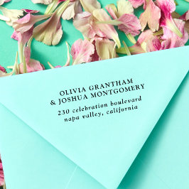 Einfache Elegante benutzerdefinierte Couponnamen-R Permastempel