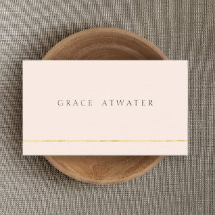 Einfache Elegante Berufliche Farbe Visitenkarte