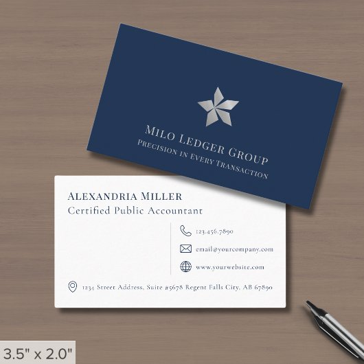 Einfache elegante Berufliche Visitenkarte