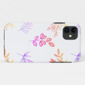 Einfache elegante Blatt-Telefonzellen Case-Mate iPhone Hülle (Rückseite (Horizontal))