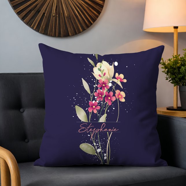 Einfache elegante Blume Kissen (Von Creator hochgeladen)