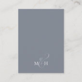 Einfache Elegante Blumenblätter QR-Code Begleitkarte (Rückseite)