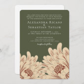 Einfache Elegante Blumenhochzeit (Vorne/Hinten)