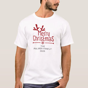 Einfache Elegante Blumenschreie Name T-Shirt