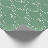 Einfache Elegante Braut und Namen für Hochzeiten Geschenkpapier (Ecke)