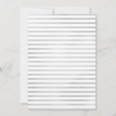 Einfache Elegante Brautdusche Einladung (Rückseite)