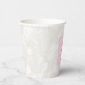 Einfache elegante Brautparty mit individuellem Nam Pappbecher (Rechts)