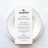 Einfache Elegante Dinner Hochzeit