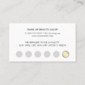 Einfache Elegante Dunkle Imitate Gold Stripe Treue (Rückseite)