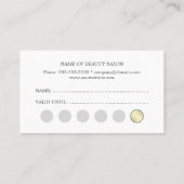 Einfache Elegante Dunkle Imitate Gold Stripe Treue (Rückseite)