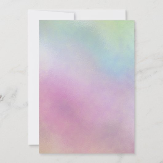 Einfache, elegante Einladung nach 16 . Geburtstag (Rückseite)