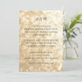 Einfache, elegante Einladung zum Hochzeitstag (Stehend Vorderseite)