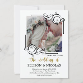 Einfache, elegante Einladungen zu Hochzeiten in Te