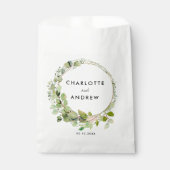 Einfache, elegante Eukalyptus Geschenktütchen (Vorderseite)