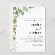 Einfache, elegante Eukalyptus-Glitzer