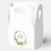 Einfache, elegante Eukalyptus-Hochzeit auf Monogra Geschenkschachtel (Geöffnet)