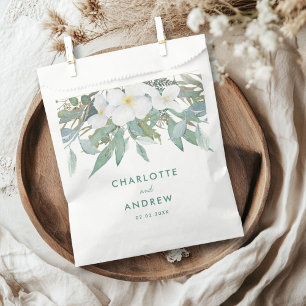 Einfache, elegante Eukalyptus, Hochzeit Geschenktütchen