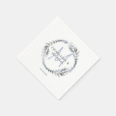 Einfache, elegante Eukalyptus-Servietten Serviette (Ecke)