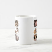 Einfache Elegante Family Foto Grid Sweet Mementos Verwandlungstasse (Mittel)