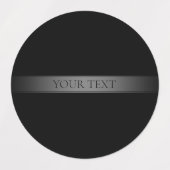 Einfache, elegante Farbe des Farbstreifens Etiketten (Design 2)