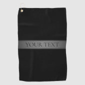 Einfache, elegante Farbe des Farbstreifens Golfhandtuch (Vorderseite)