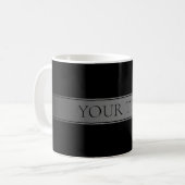 Einfache, elegante Farbe des Farbstreifens Kaffeetasse (Vorderseite Links)