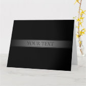 Einfache, elegante Farbe des Farbstreifens Karte (Gelbe Blume)