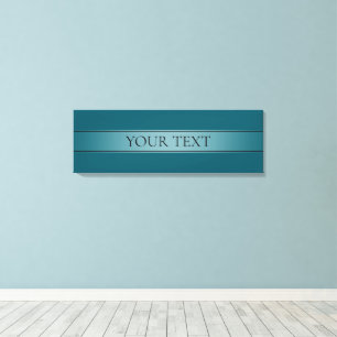 Einfache, elegante Farbe des Farbstreifens Leinwanddruck